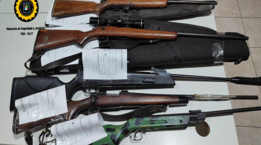 Se incautaron 554 armas de fuego en lo que va de 2025